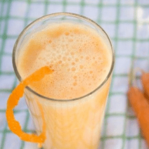 Jus de carotte contre les parasites.